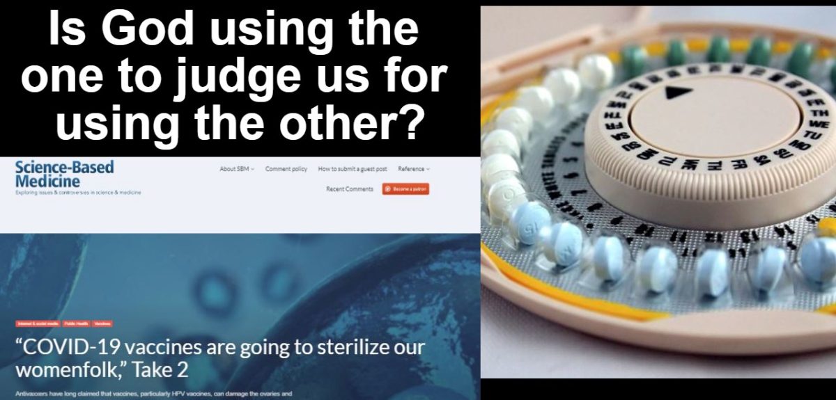 Is God Judging Christian Use Of Contraception In Marriage With The Covid “Jab’s” Sterilization Of Young Women?