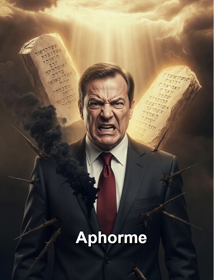 Aphorme is the process of the heart launching an aroused ugliness when challenged by the Law of the Lord